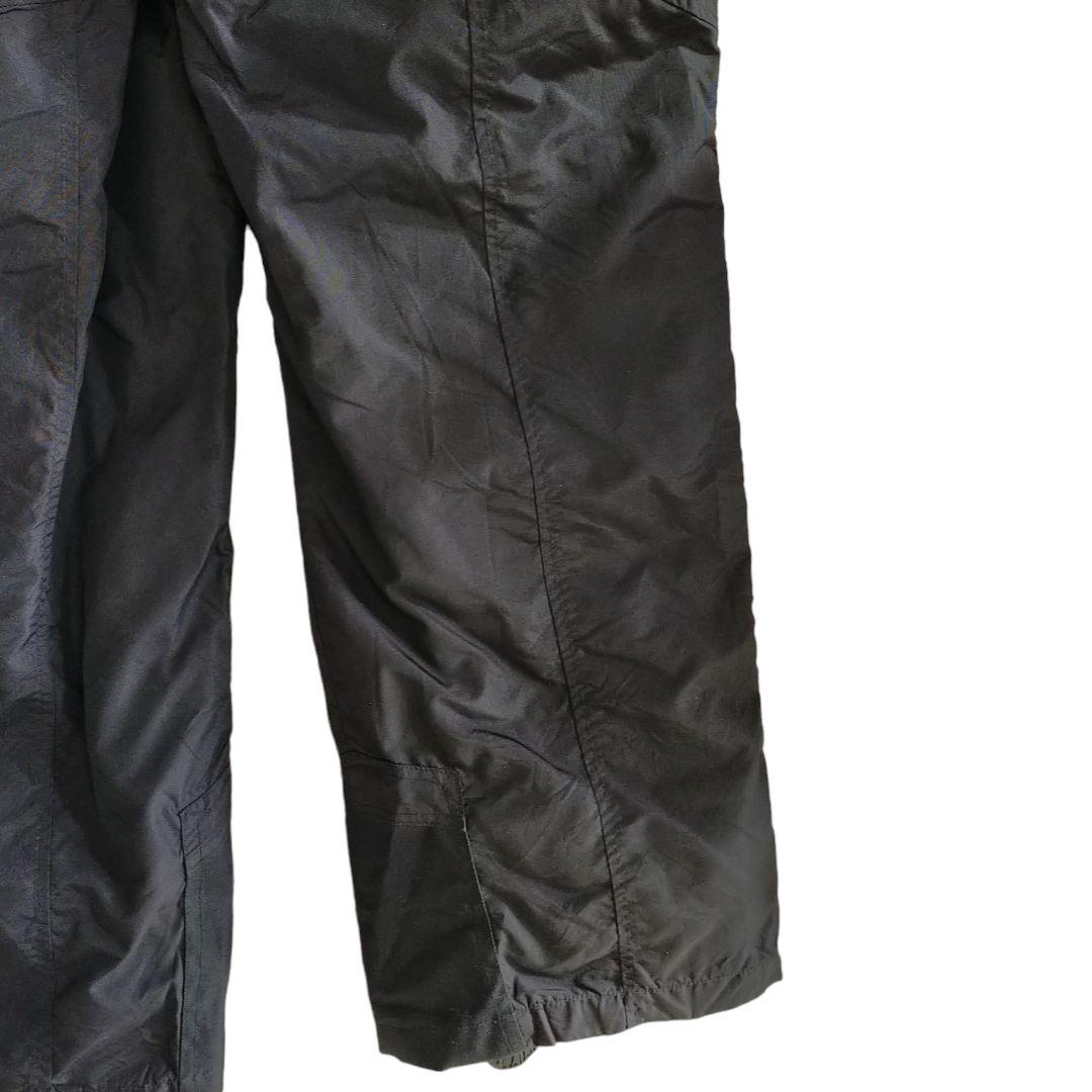 【珍品】US Columbia 黒 スキー スノーボード ビブパンツ XL