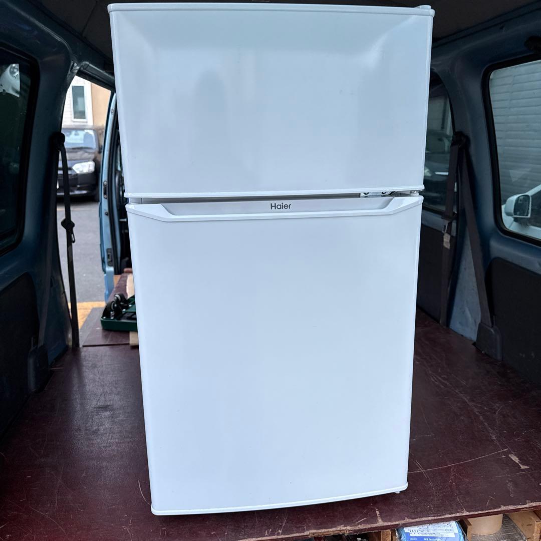 Haier ホワイト 冷蔵庫 上部冷却式2021年製85Ｌ