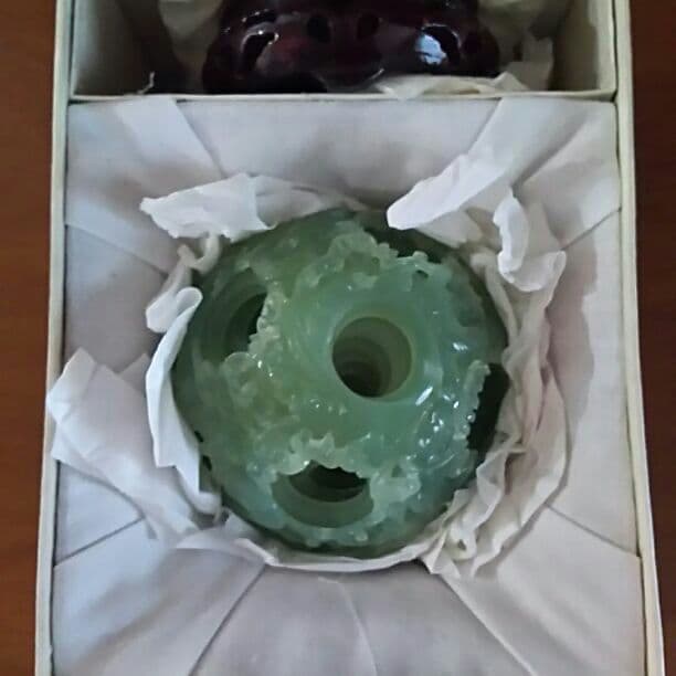 岫玉天球翡翠(しゅうぎょくてんきゅう)９層