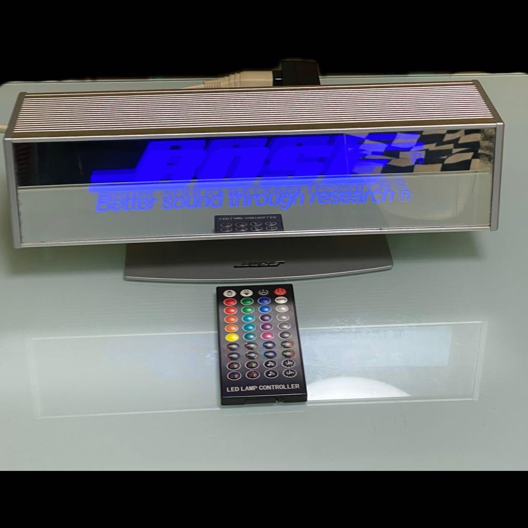 美品　BOSE LED サインランプ　リモコン付き　音センサー付き