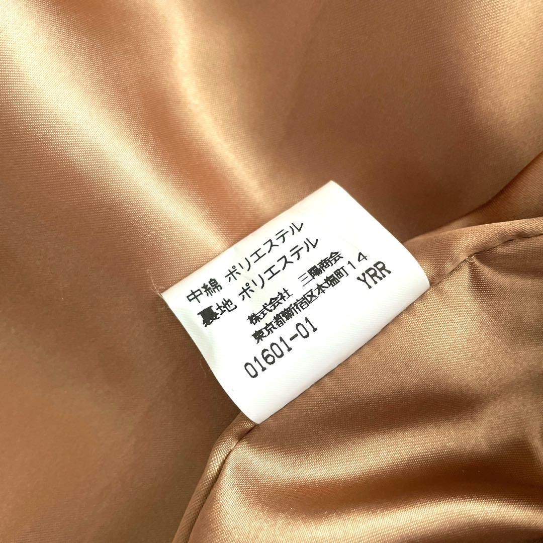 美品 90sヴィンテージ Burberry ロゴ総柄 中綿入り コート フード付