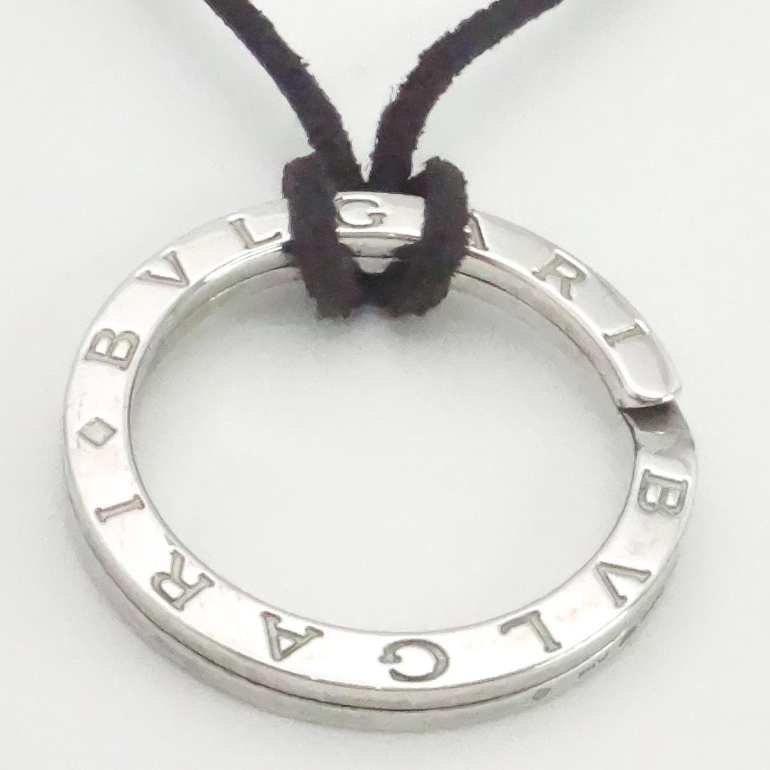 【箱・革紐付き】BVLGARI ブルガリ キーリング ネックレス シルバー925
