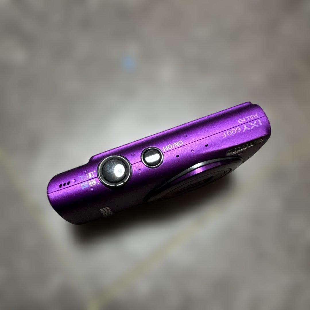 美品　人気色　Canon IXY 600F パープル