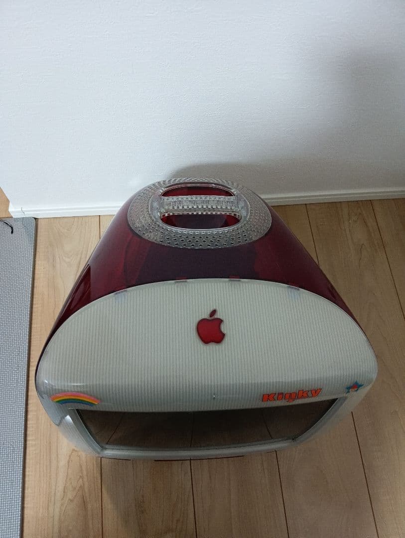 通電確認済み　初代 Apple iMac G3 スケルトンレッド