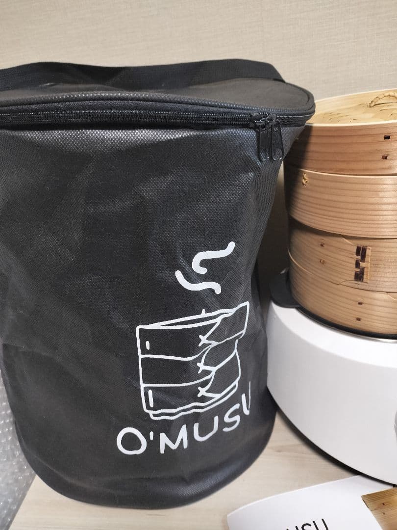 美品★OcrasiせいろO'MUSU 蒸し器 電気 21cm 火力調節 低温蒸し