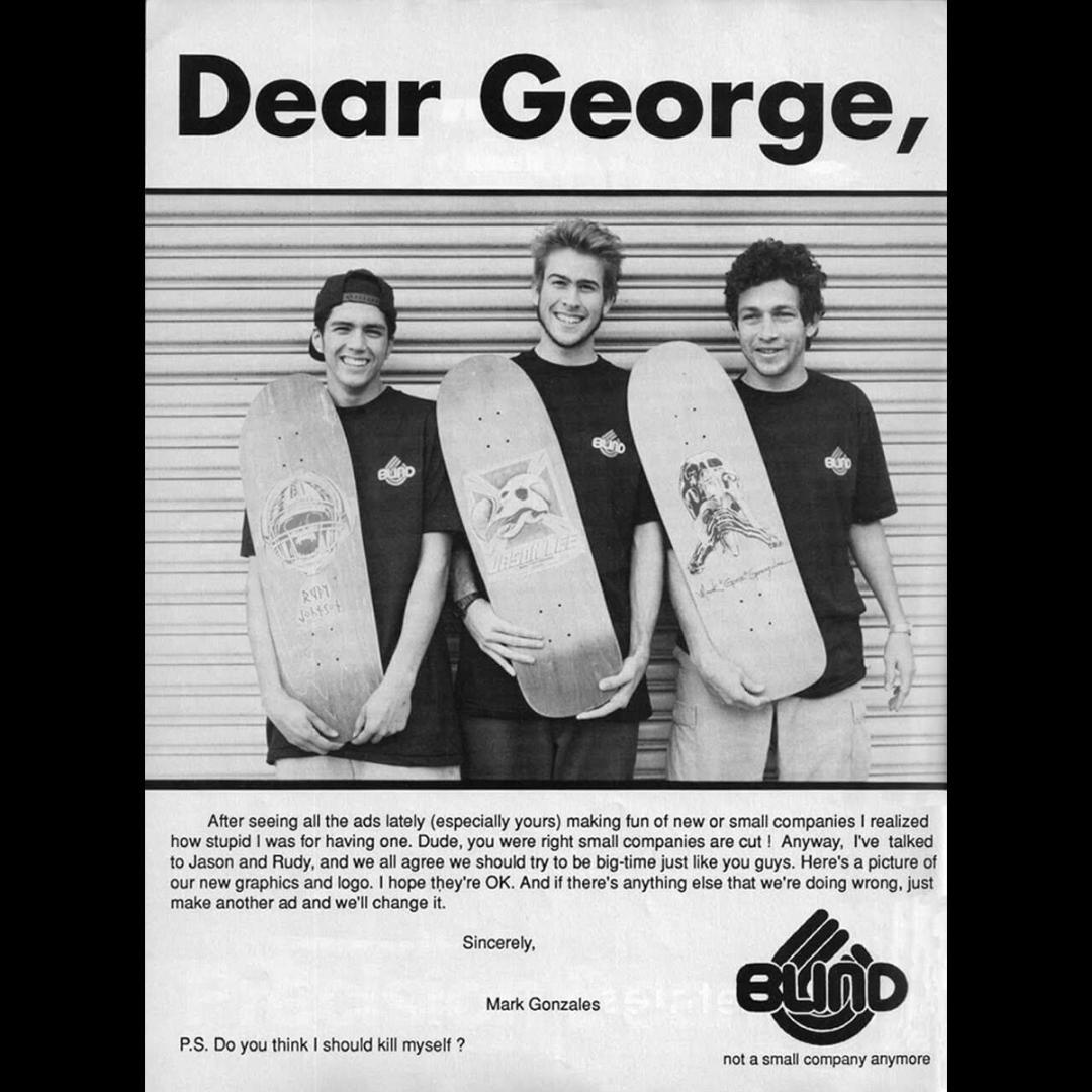 【90年代USA製】レア初期 BLIND ブラインド デニム オールドスケート