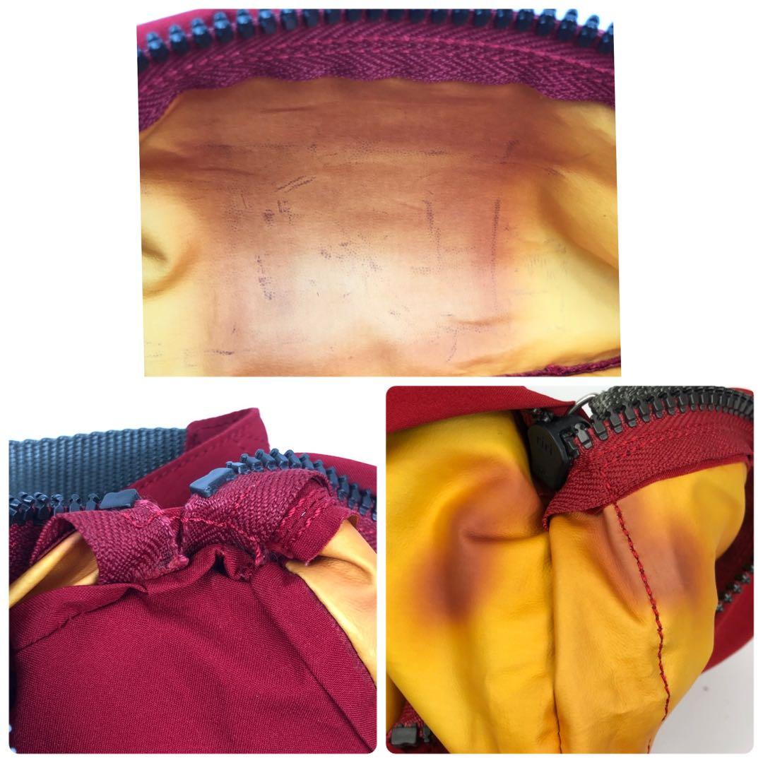 ★6F432 プラダ スポーツ ボディバッグ ウエストポーチ 4VA125 赤