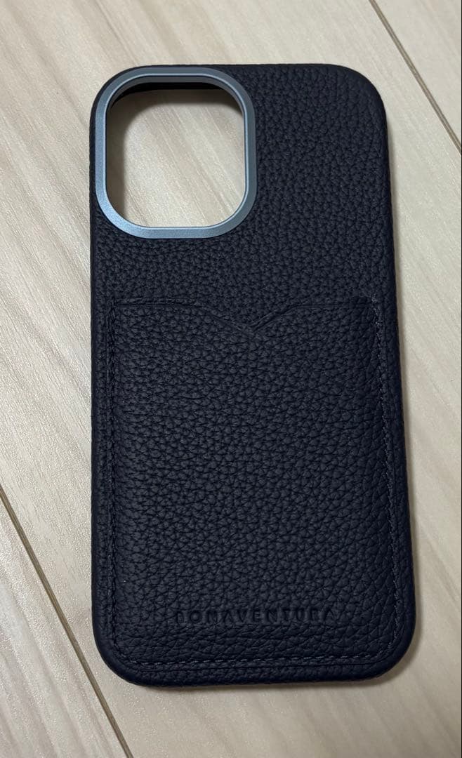 【週末セール】ボナベンチュラiPhone17バックカバーケース ネイビー