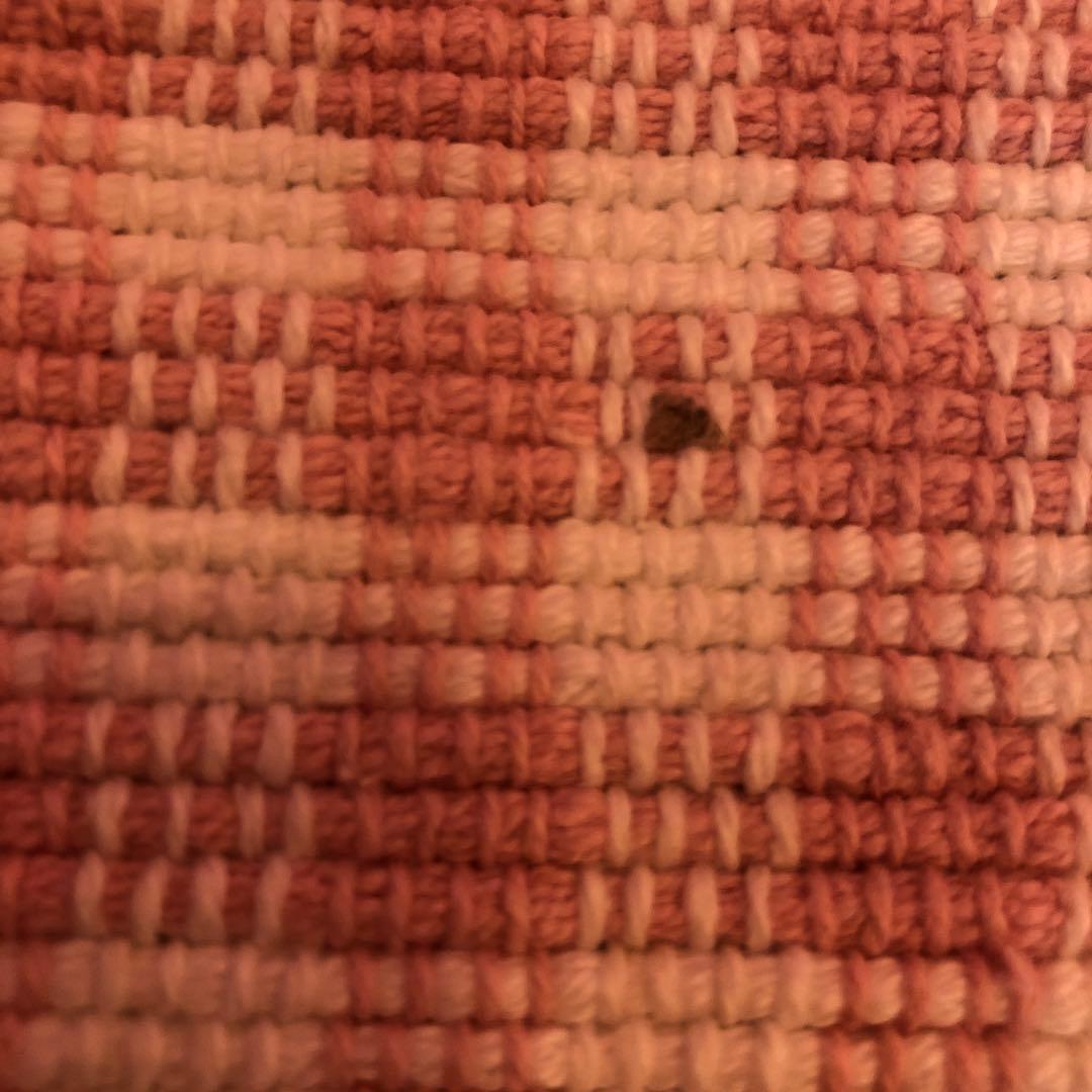 【即購入不可】ローラアシュレイ　インド綿　ラグ115センチ✖️180センチ