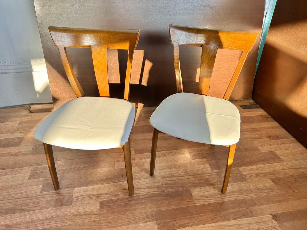 717 飛騨家具 シラカワ ダイニングチェア2脚 北欧 ナチュラル　セット　美品