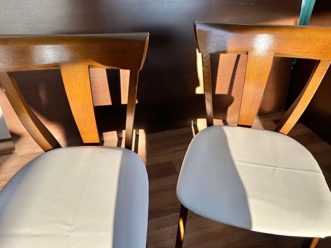 717 飛騨家具 シラカワ ダイニングチェア2脚 北欧 ナチュラル　セット　美品