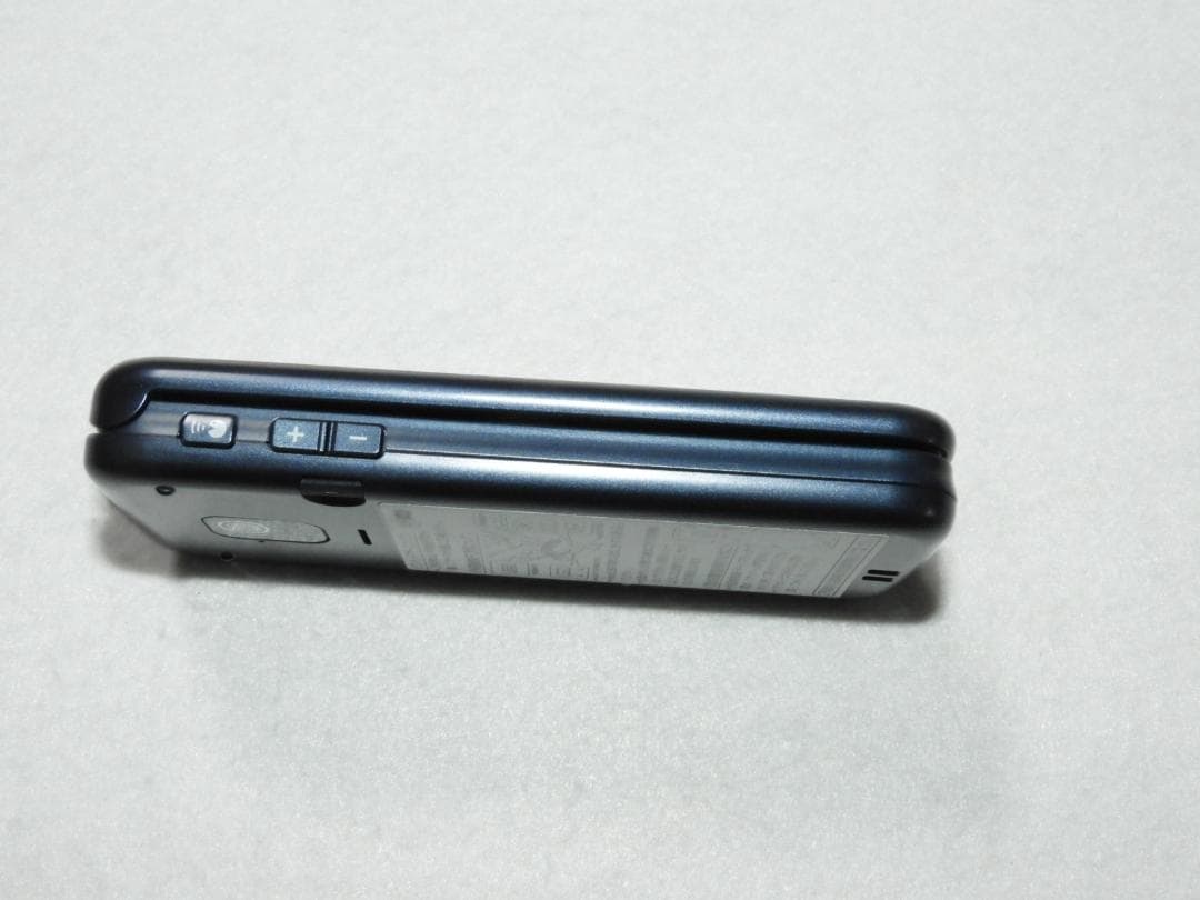 良品 富士通 らくらくホン F-01M ネイビー docomo 4G LTE
