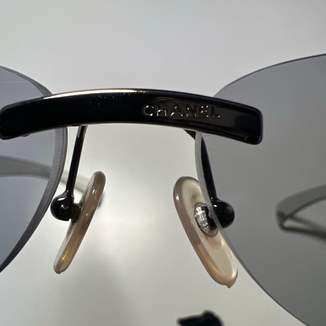 たきや 様　CHANEL シャネル サングラス スモークレンズ　　クリアーグレー