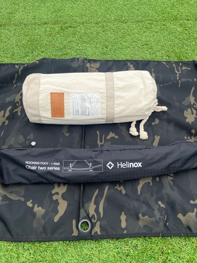 Helinoxホームデコ＆ビーチ チェアーツー　ロッキングフット