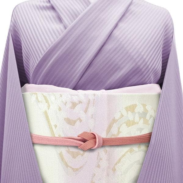 袋帯 京都 西陣 金銀糸 美しいデザイン 白 桜の花弁 流水 中古 kp2279