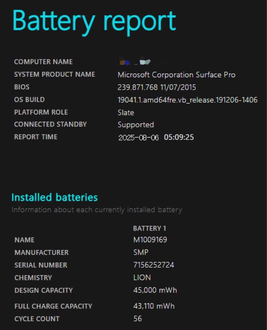 Windowsタブレット本体 Surface Pro5 128GB i5-7300U 4GB
