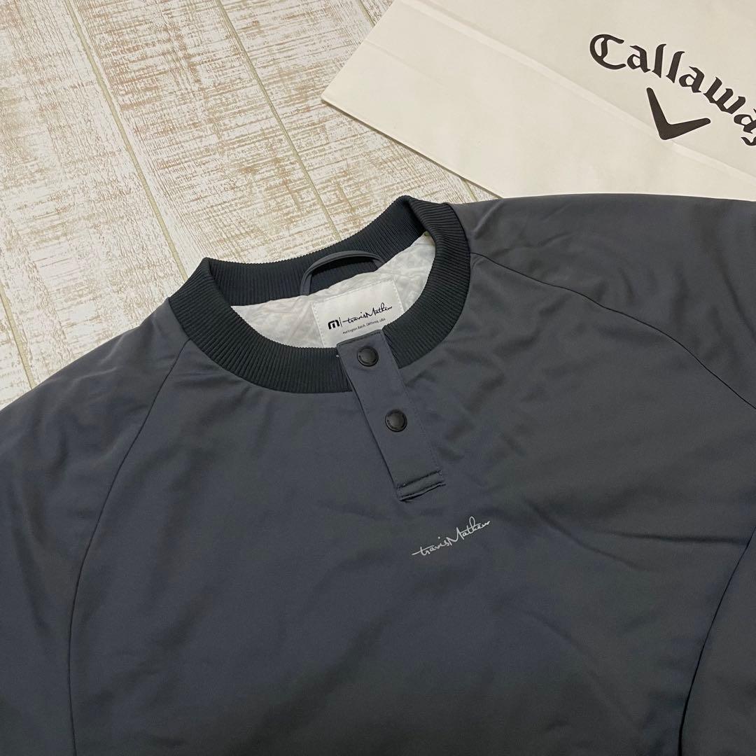 新品 キャロウェイ トラヴィスマシュー ブルゾン 中綿 ダークグレー Lサイズ