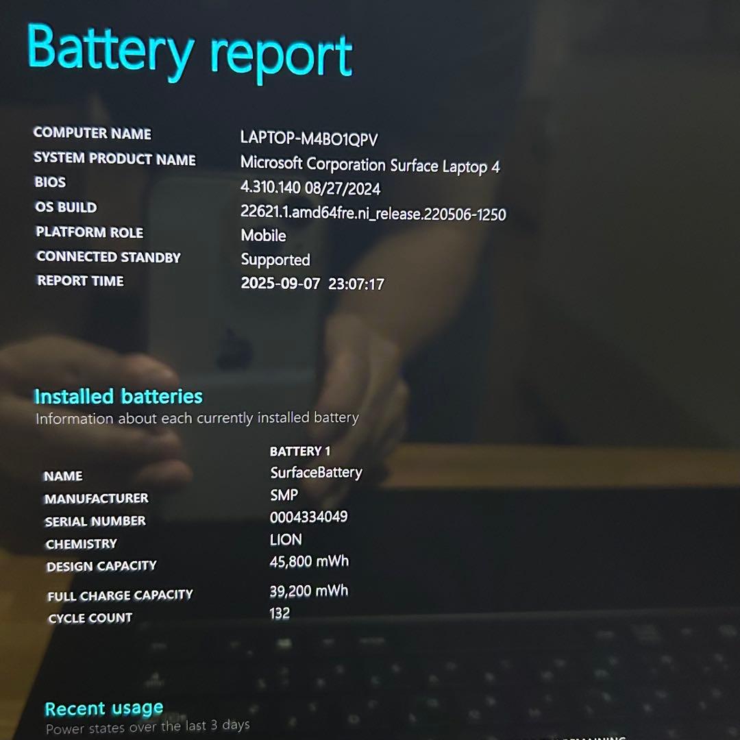 【Office付】Surface Laptop 4 Ryzen 7 512GB①