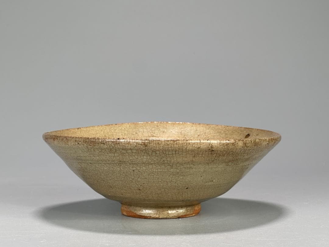 李朝時代　李朝　平茶碗　茶碗　 時代共箱