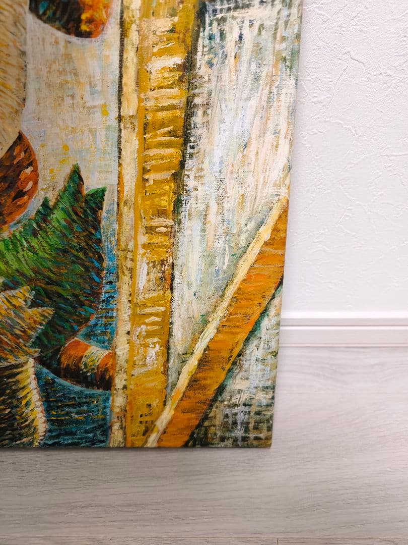 【65☓50cm】ゴッホドーブル キャンバスアート　ゴッホ美術館　Mサイズ