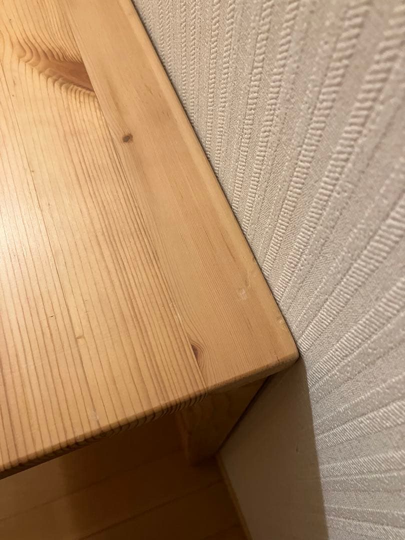 無印良品 学習机 パイン材 木製デスク 廃盤品