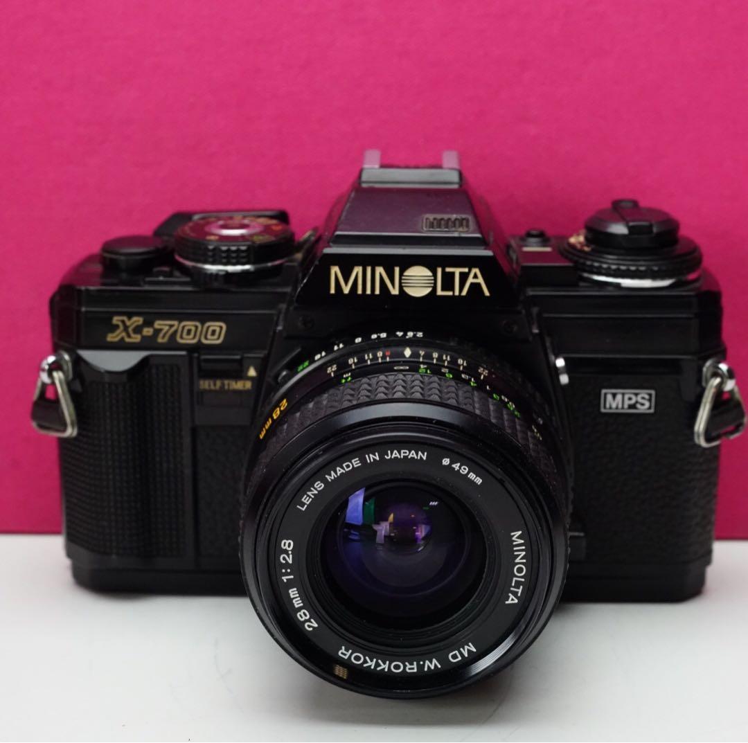 フィルムカメラ初心者に❤️単焦点28mmレンズ付❤️ミノルタX700