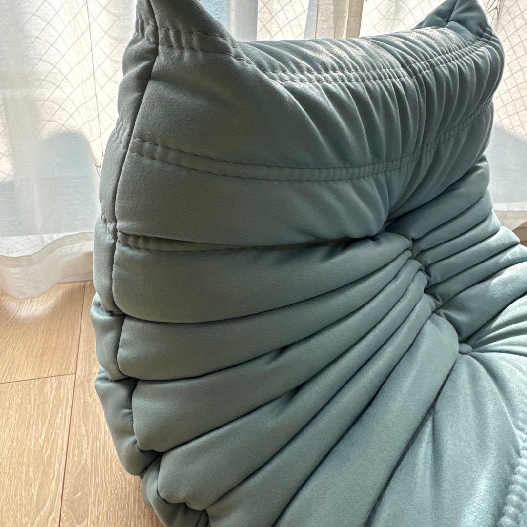 リーンロゼ ロゼトーゴミニ ブルー系 Mランク張地/人工皮革/販売価格17万円