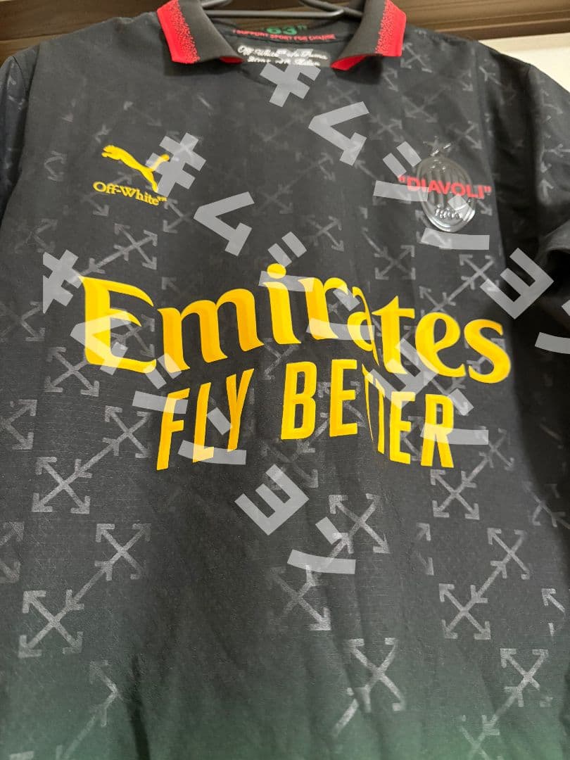 【箱付き正規品】24-25puma×OffWhite AC Milan4th