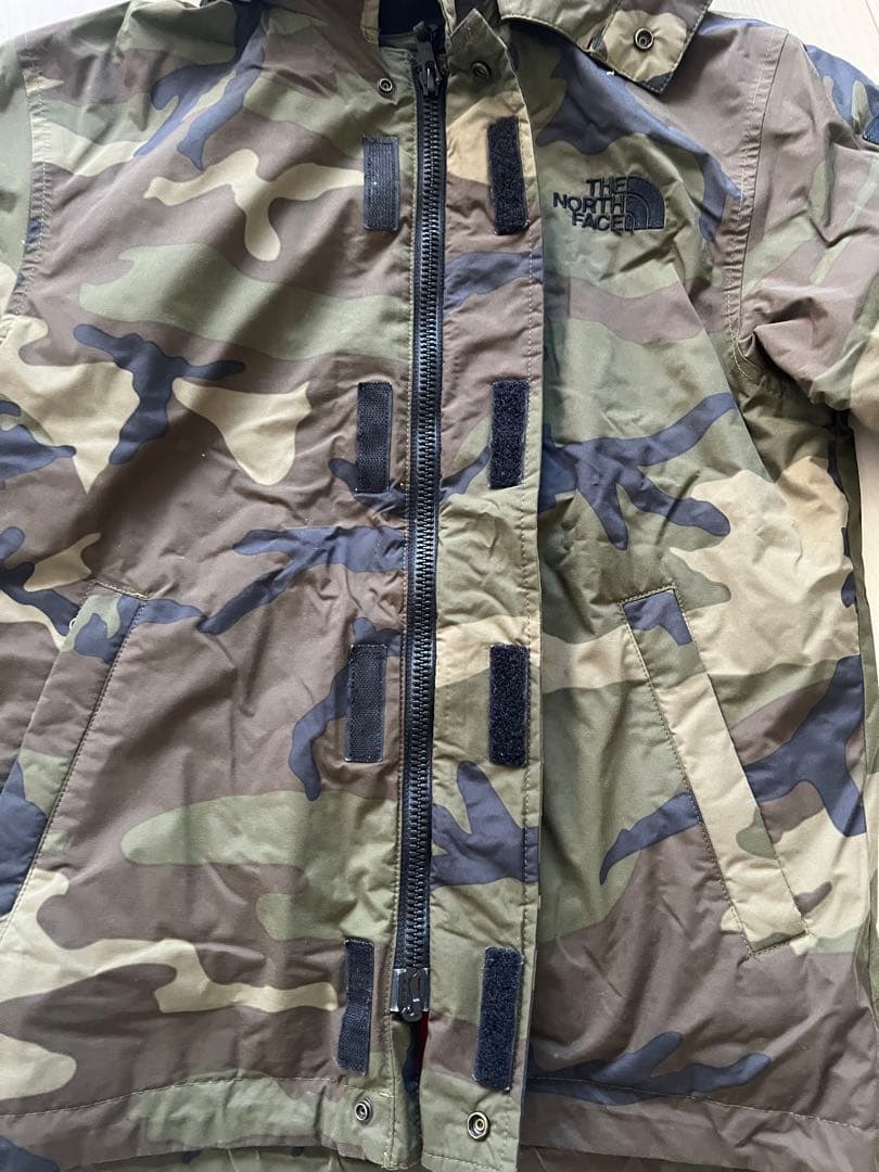 TheNorthFace キッズフード付ジャケット& スノーインサレーションビブ