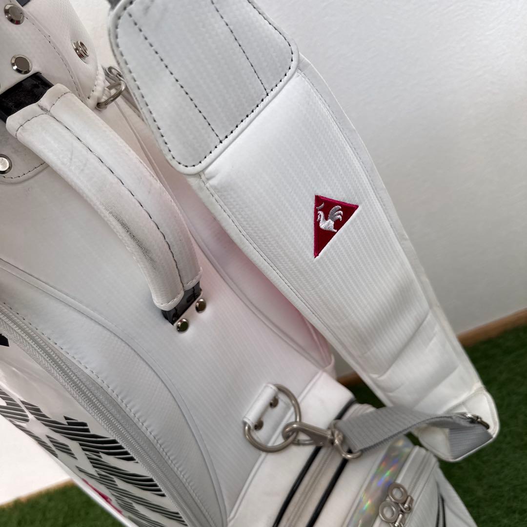 le coq sportif キャディバッグ ホワイト