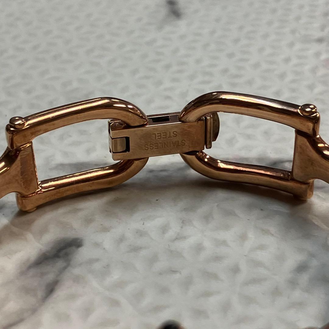 G*中様 GUCCI グッチ ピンクシェル QZ 1500L 腕時計　【12d4