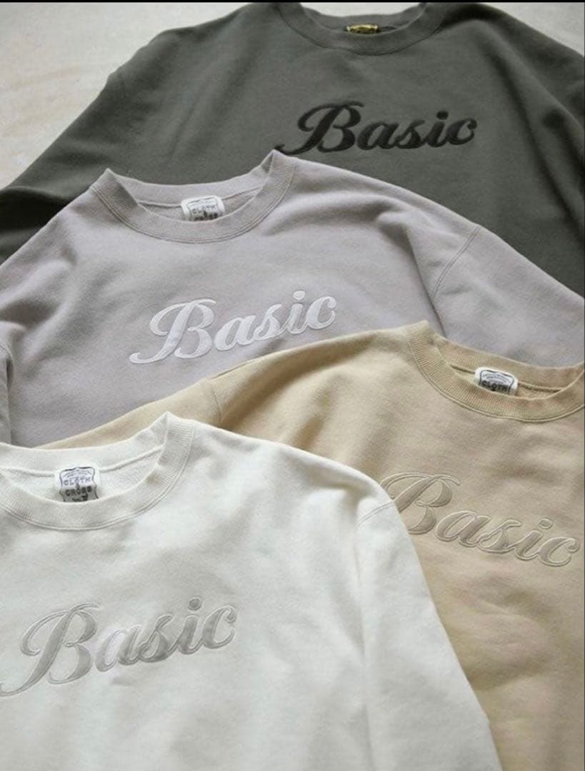 最終値下げ　新品・タグ付き クロス&クロス Basicアップリケ刺繍トレーナー