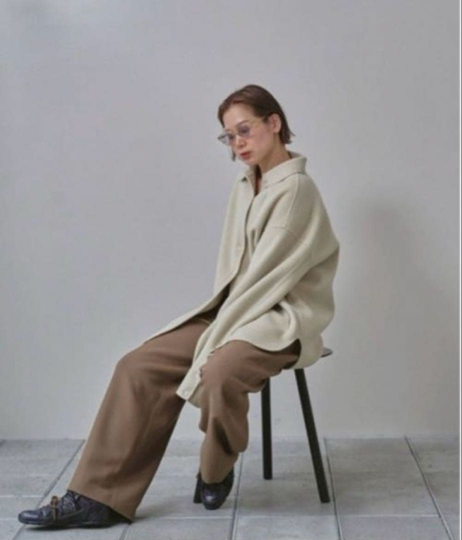 【新品タグ付】TODAYFUL ウールシャツジャケット 38