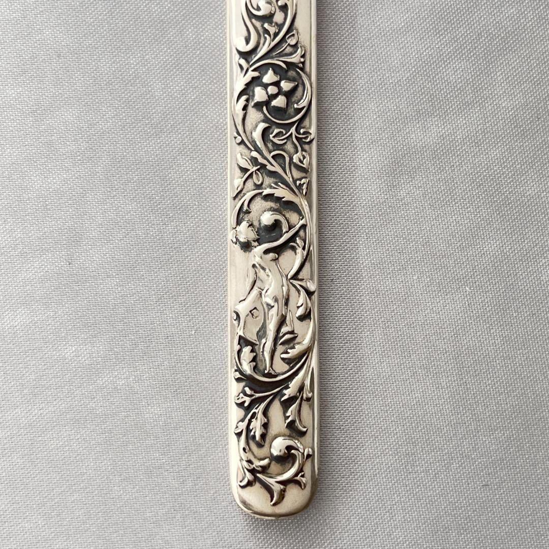 【LUNT】【純銀ハンドル】アールヌーボー レターナイフ / ペーパーナイフ