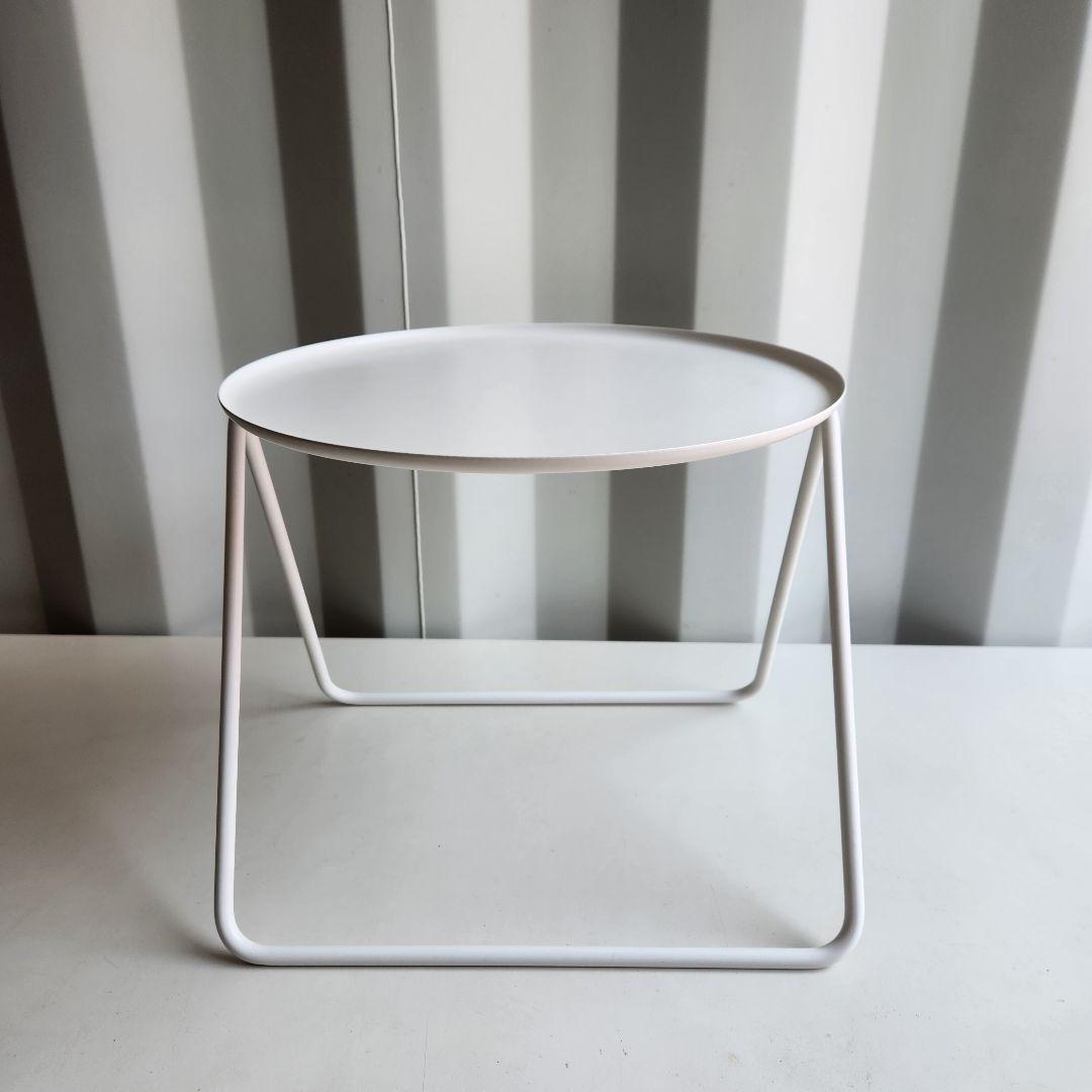 希少　廃盤モデル　無印　MUJI コンパクトサイドテーブル　スチール