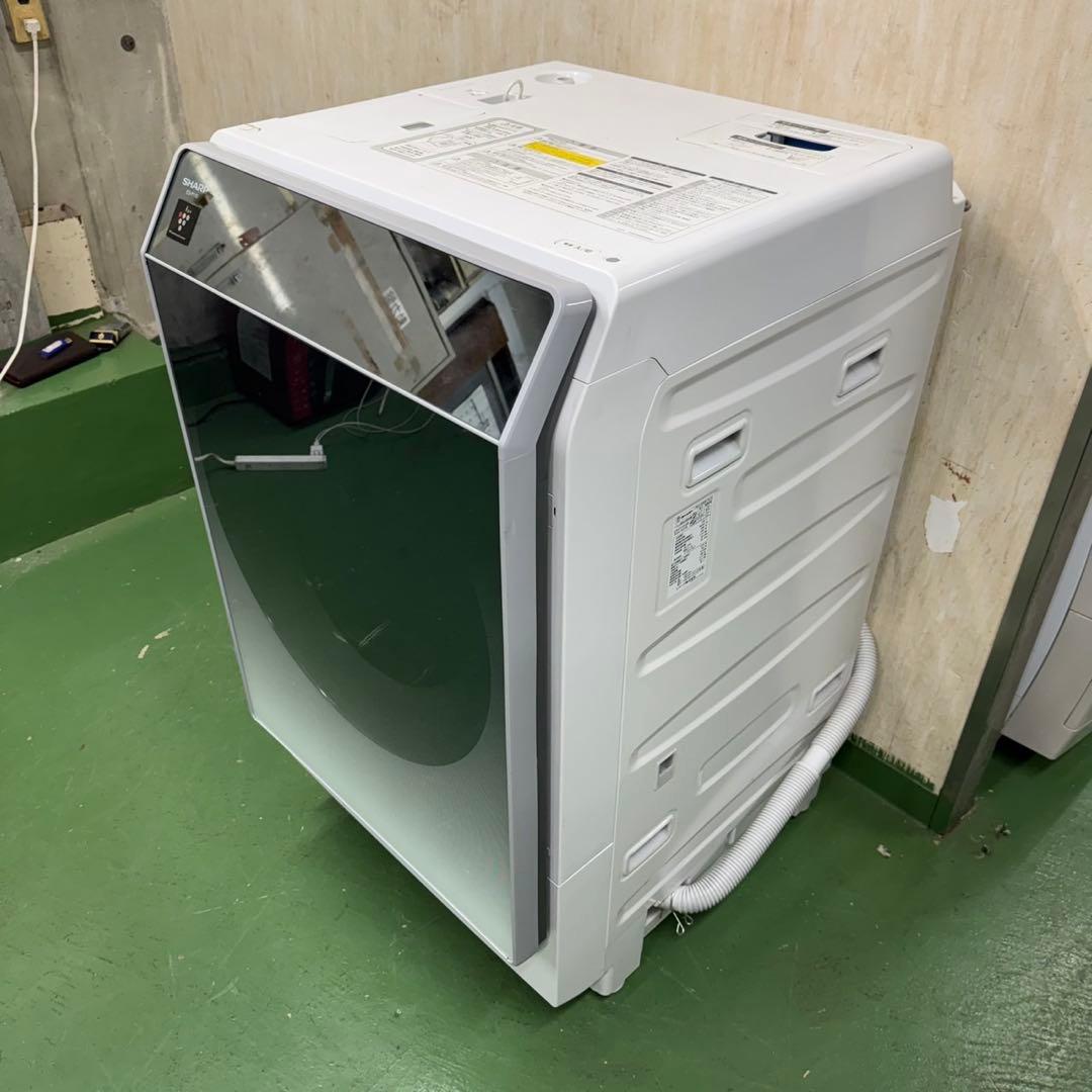 109★2018年製★シャープ　ドラム式洗濯機　11KG 熱乾燥　一人暮らし