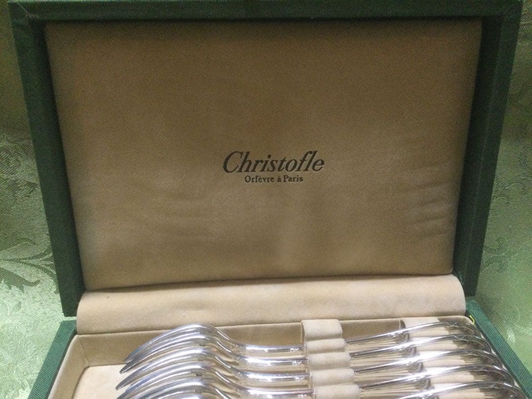 クリストフル　リュバン　ティースプーン　ケーキフォーク　各６本