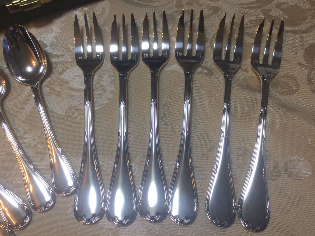 クリストフル　リュバン　ティースプーン　ケーキフォーク　各６本