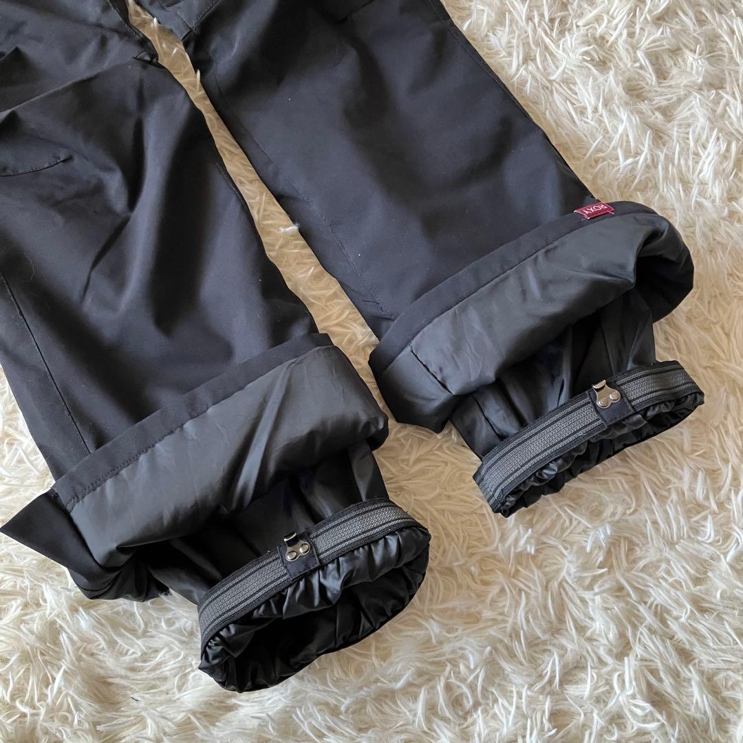 #10M✨ROXY✨スキーウェア パンツ レディースS ヒップロゴ ブラック