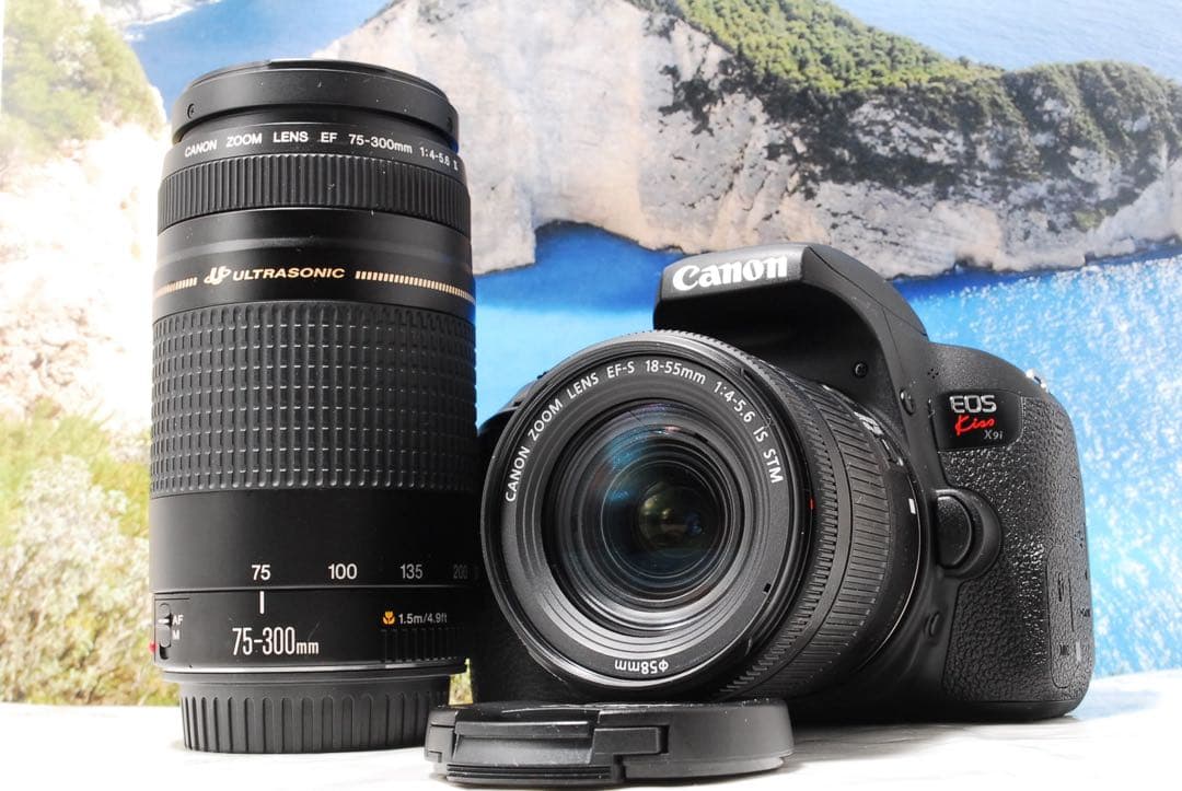 エモ写真❤️ Canon EOS Kiss X9i Wズームレンズセット　一眼レフ