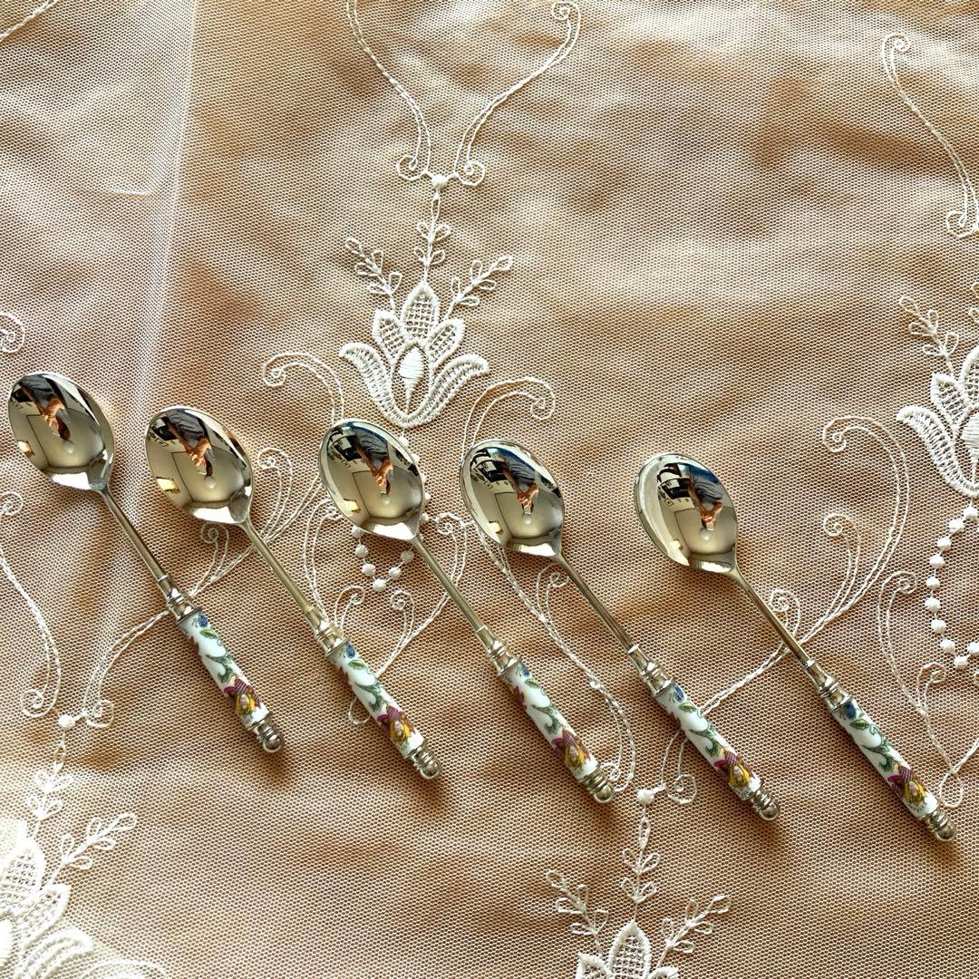 ✨MINTON スプーン&フォークセット✨HH004Sグリーン