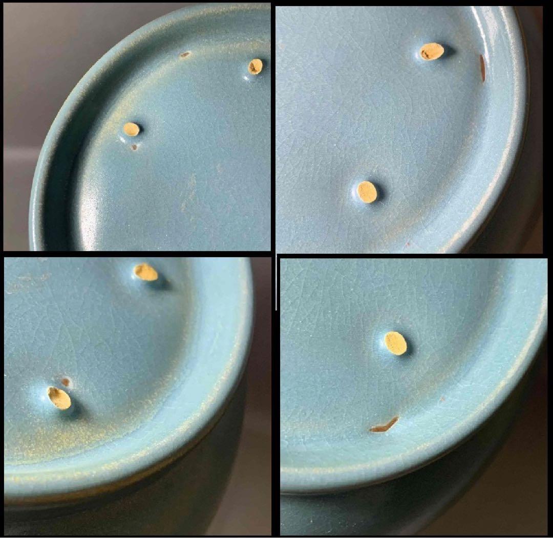 中国 首に段のある瓶　u6230854