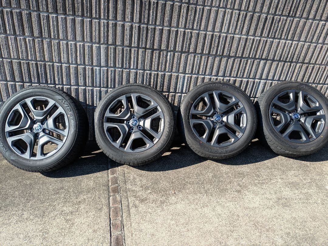 RAV4 純正 19インチ ヨコハマ AVID S34 タイヤセット 美品