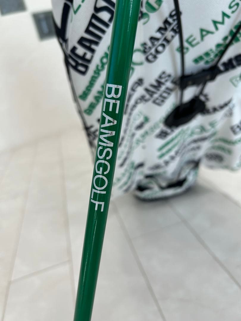 BEAMS GOLF マルチロゴ スタンドキャディバッグ　ヘッドカバー付属