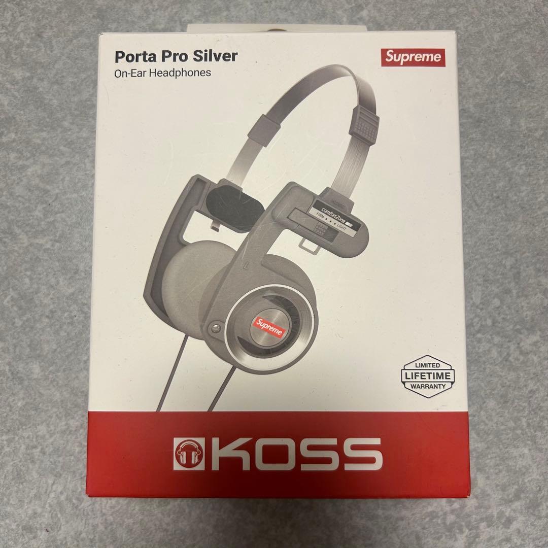 supreme koss Porta Pro silver ヘッドホン