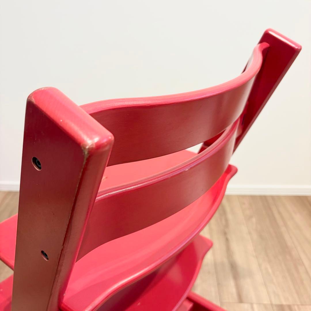 STOKKE！ストッケ トリップトラップ ベビー キッズチェア 椅子 レッド赤
