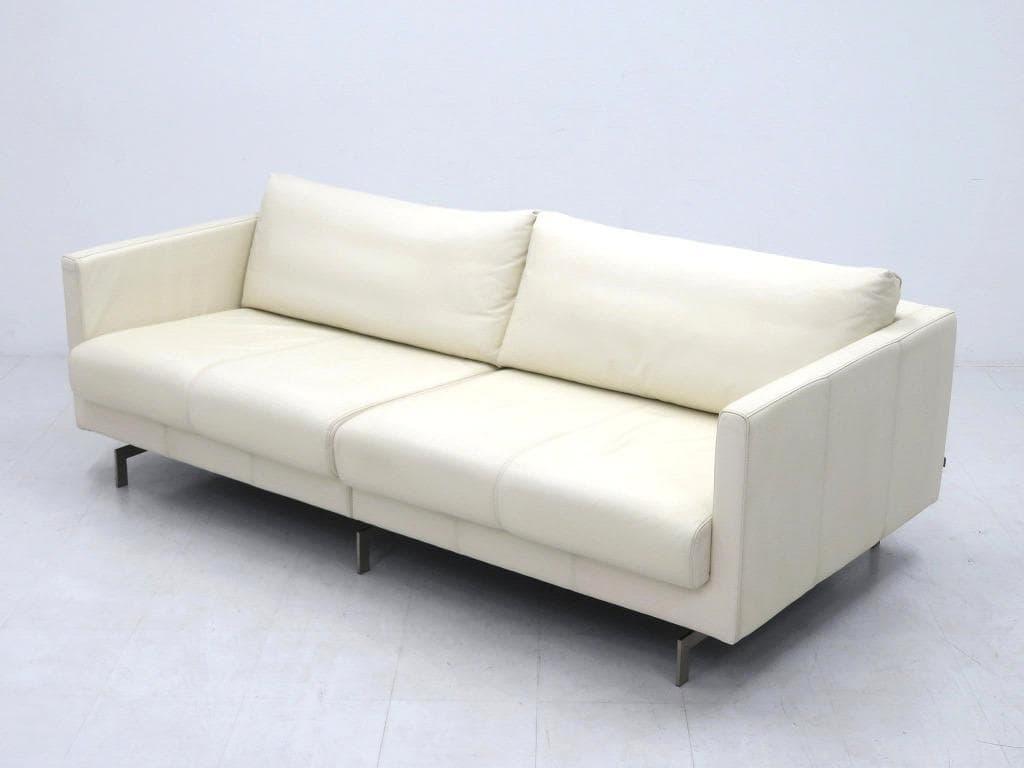 展示品　ボーコンセプト　総本革　レザー　3人掛けソファ　トリプルソファ