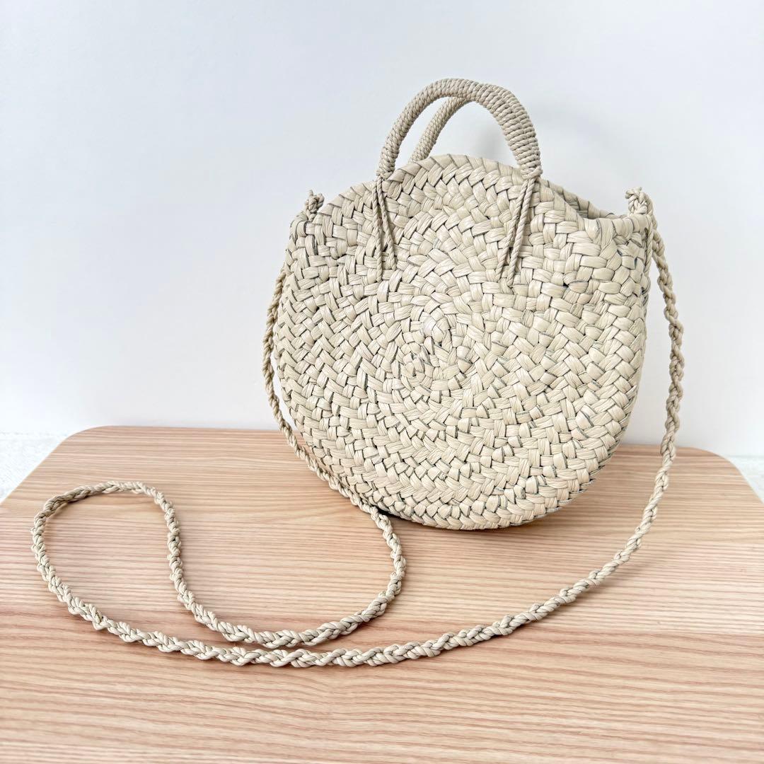 【美品✨️】Aeta アエタ KG CIRCLE BASKET S アイボリー