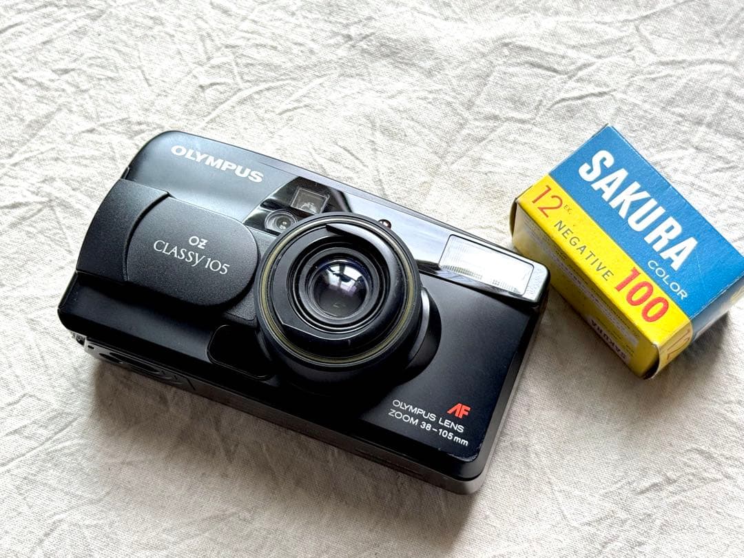 ⌘完動品！ 作例あり、電池付き！ OLYMPUS OZ CLASSY 105⌘