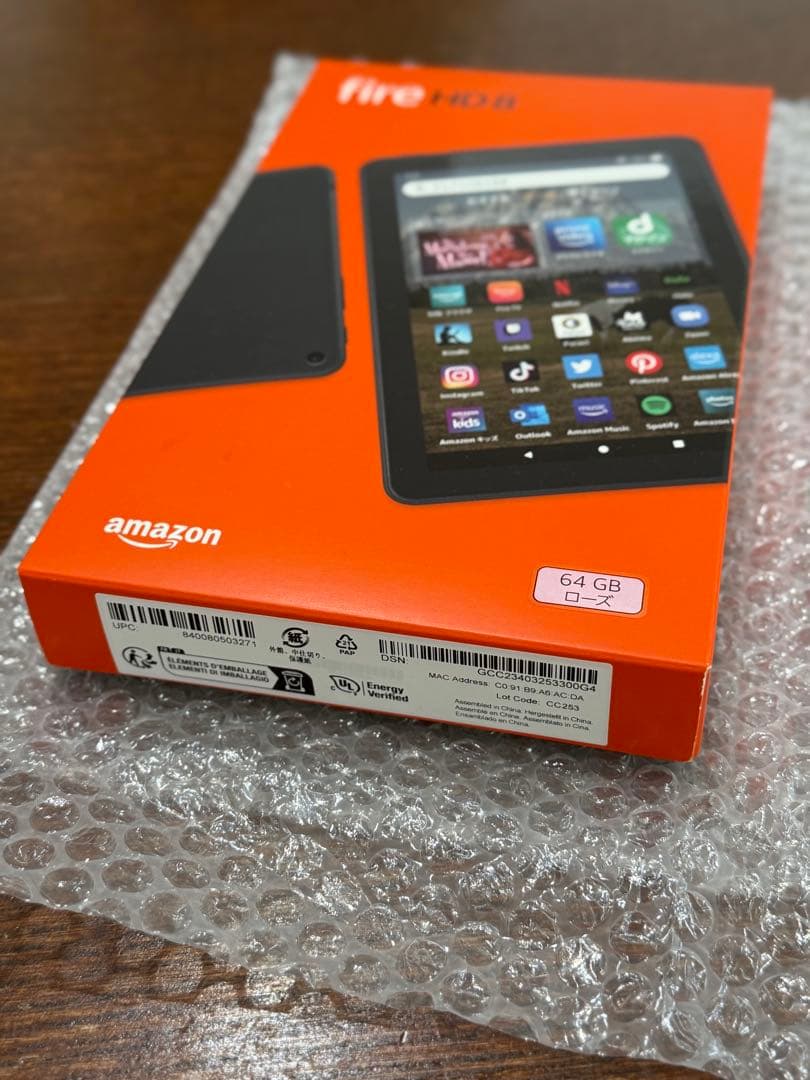 FireHD8 タブレット 8インチHD 64GB ローズ 第12世代